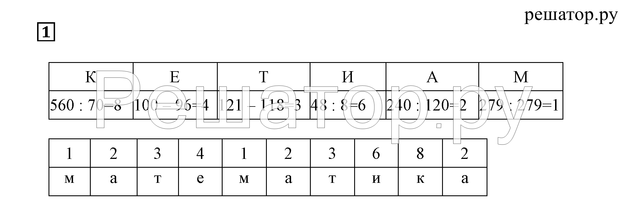 1 - решебник №1