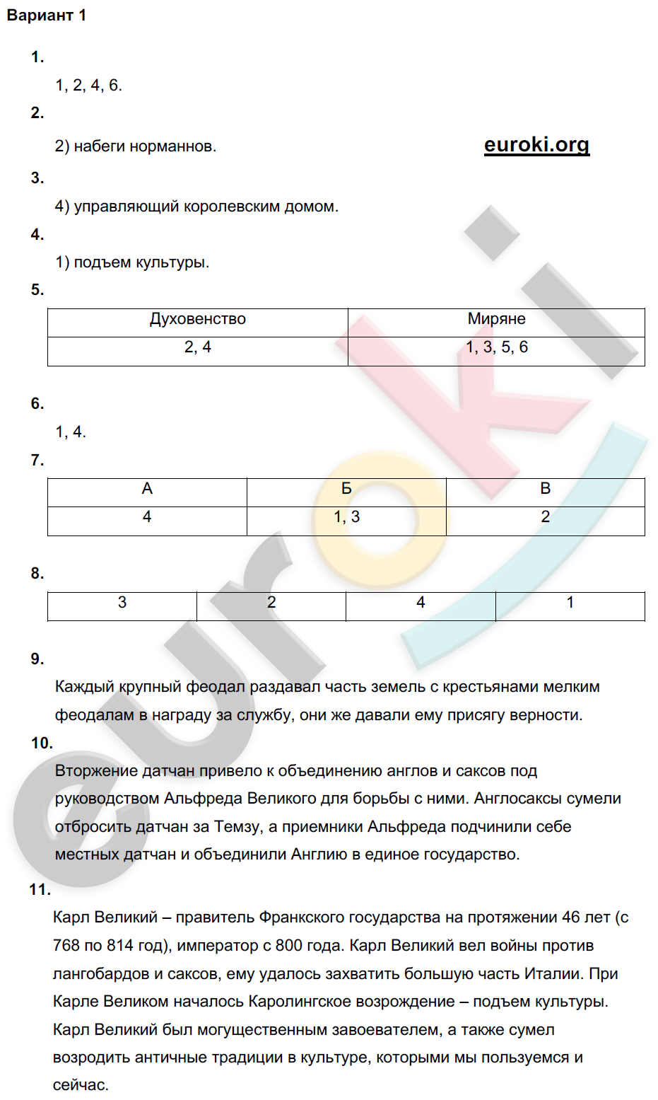 Вариант 1 - решение