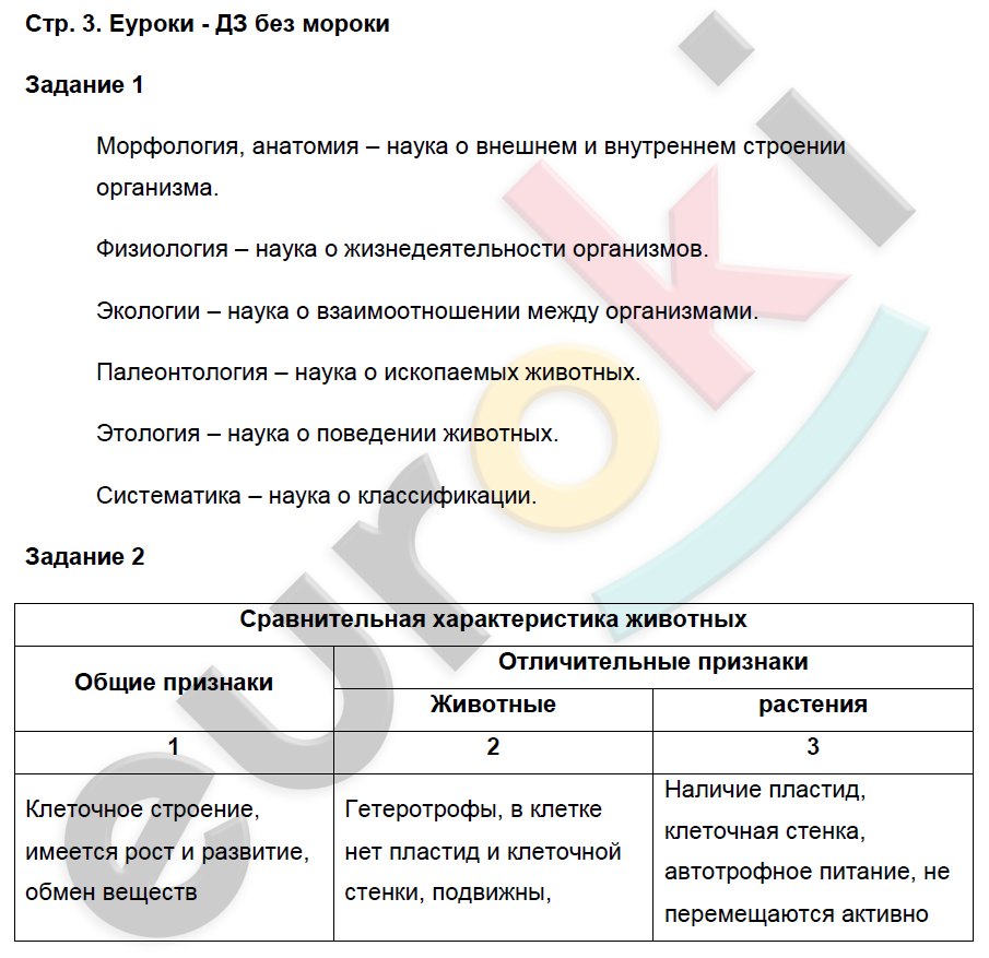 стр.3 - решебник №1